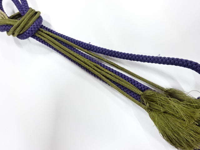 正絹　手組帯締め